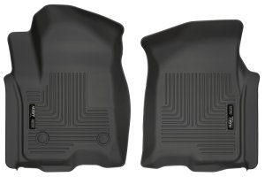 Chevrolet Silverado 1500 Crew Cab Floor Mats - Front - Husky Liners - WeatherBeater - Black - 2019